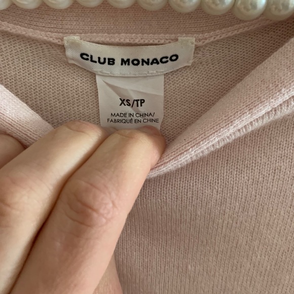 Club Monaco light pink bow dress - Picture 3 of 3